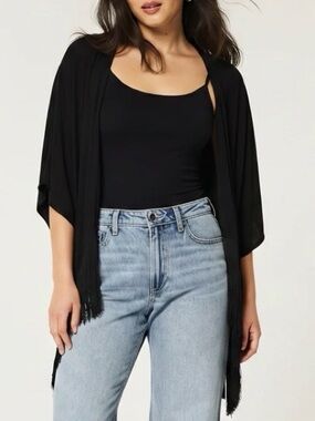 Talula Boho Fringe Open Cardigan Kimono